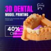 3D Printed Dental Implant Model with Soft Tissue Gingiva Mask